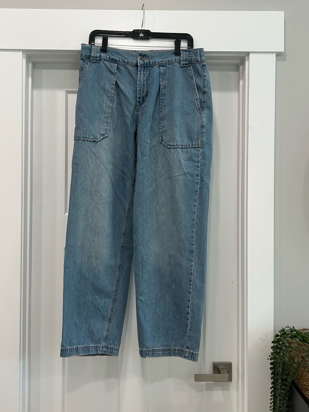 Free people mid/low rise baggy jeans